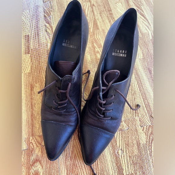 Stuart Weitzman size 8 brown point toe heels - Picture 14 of 14